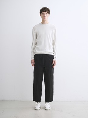 Men's cotton cashmere crew neck 詳細画像