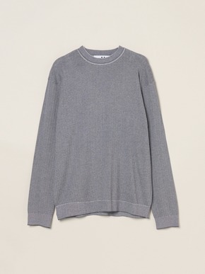 Men's cotton cashmere crew neck 詳細画像
