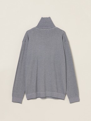 Men's cotton cashmere turtleneck 詳細画像