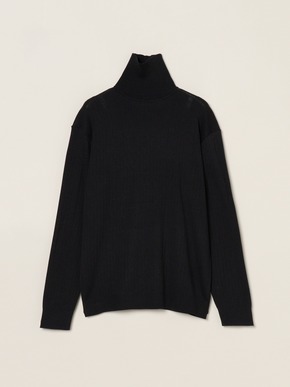 Men's cotton cashmere turtleneck 詳細画像