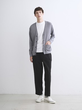 Men's cotton cashmere cardigan 詳細画像
