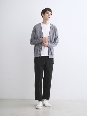 Men's cotton cashmere cardigan 詳細画像