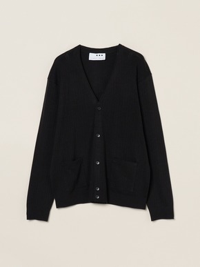 Men's cotton cashmere cardigan 詳細画像