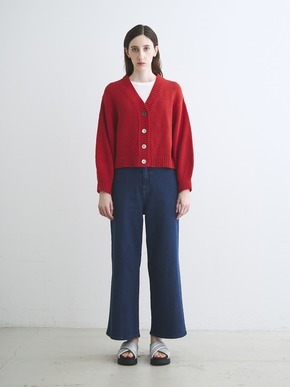 Bulky cotton cardigan 詳細画像