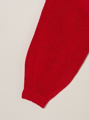 Bulky cotton cardigan 詳細画像