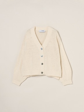 Bulky cotton cardigan 詳細画像