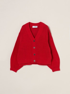 Bulky cotton cardigan 詳細画像