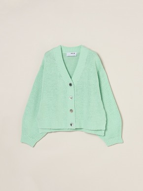 Bulky cotton cardigan 詳細画像