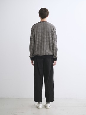 Men's wool cashmere crew neck 詳細画像