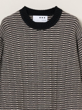 Men's wool cashmere crew neck 詳細画像