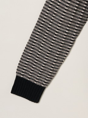 Men's wool cashmere crew neck 詳細画像
