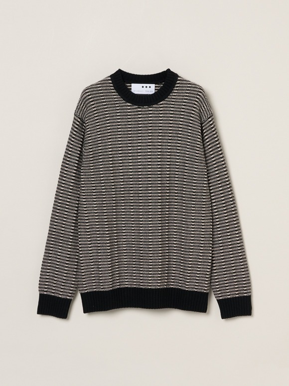 Men's wool cashmere crew neck