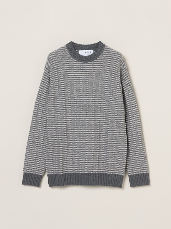 Men's wool cashmere crew neck