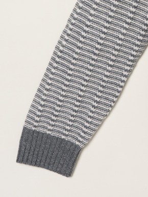 Men's wool cashmere v-neck cardigan 詳細画像