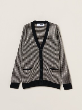 Men's wool cashmere v-neck cardigan 詳細画像