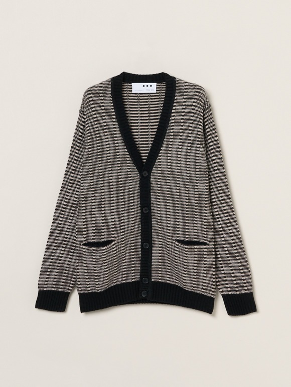Men's wool cashmere v-neck cardigan