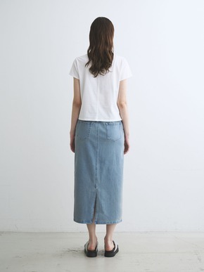 Denim streight skirt 詳細画像