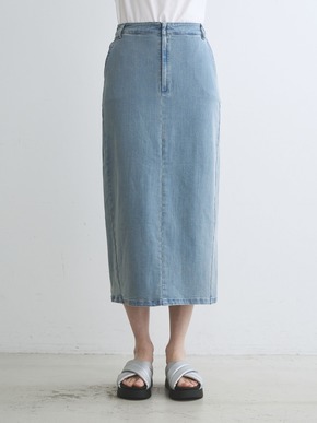 Denim streight skirt 詳細画像