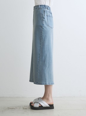 Denim streight skirt 詳細画像