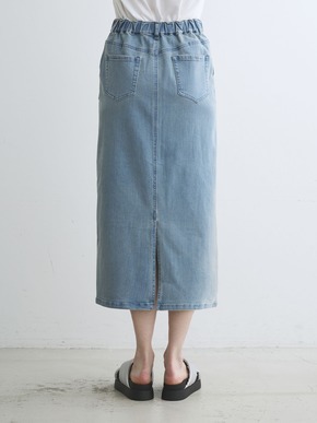 Denim streight skirt 詳細画像