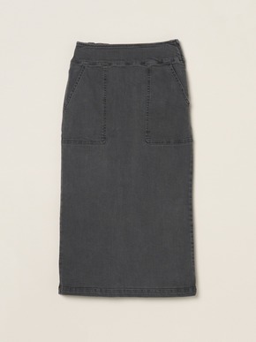 Denim streight skirt 詳細画像