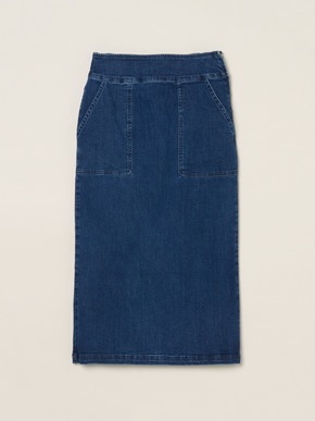 Denim streight skirt 詳細画像