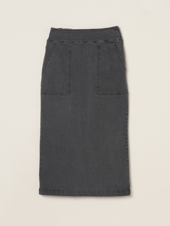 Denim streight skirt