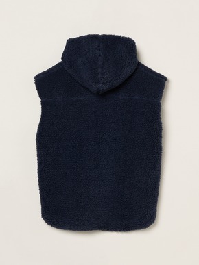 ecopel boa cape vest 詳細画像