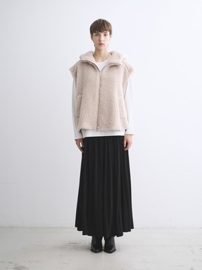 ecopel boa cape vest 詳細画像