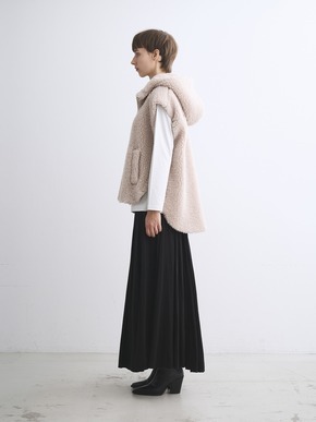 ecopel boa cape vest 詳細画像