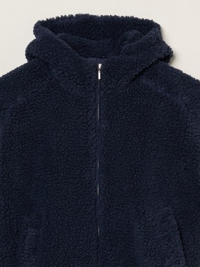 ecopel boa cape vest 詳細画像