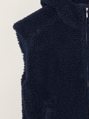 ecopel boa cape vest 詳細画像