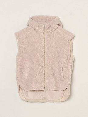 ecopel boa cape vest 詳細画像