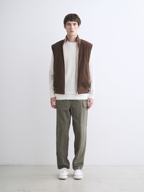 Men's ecopel boa reversible vest 詳細画像