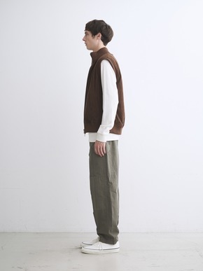 Men's ecopel boa reversible vest 詳細画像