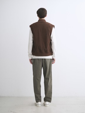 Men's ecopel boa reversible vest 詳細画像
