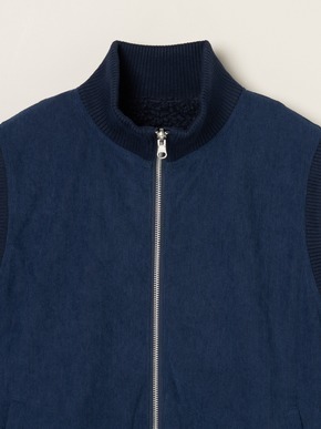 Men's ecopel boa reversible vest 詳細画像