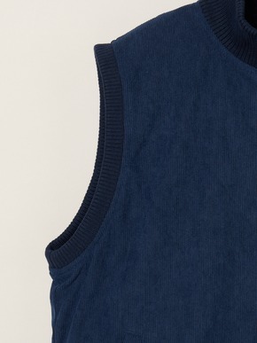 Men's ecopel boa reversible vest 詳細画像