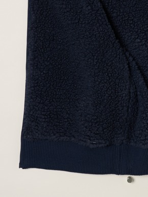 Men's ecopel boa reversible vest 詳細画像