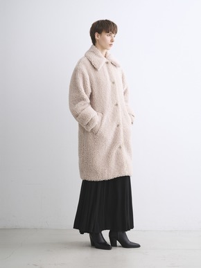 ecopel boa long coat 詳細画像