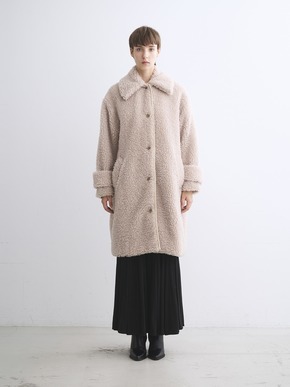 ecopel boa long coat 詳細画像