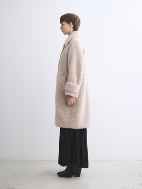 ecopel boa long coat 詳細画像