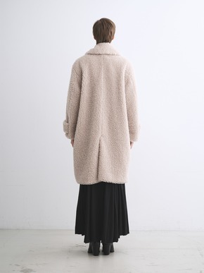 ecopel boa long coat 詳細画像