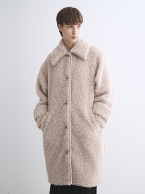 ecopel boa long coat 詳細画像