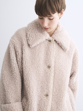 ecopel boa long coat 詳細画像