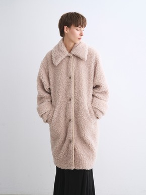 ecopel boa long coat 詳細画像