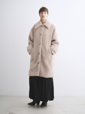 ecopel boa long coat 詳細画像