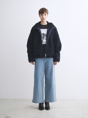 ecopel boa bomber jacket 詳細画像