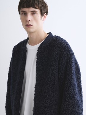 Mens ecopel boa reversible blouson 詳細画像