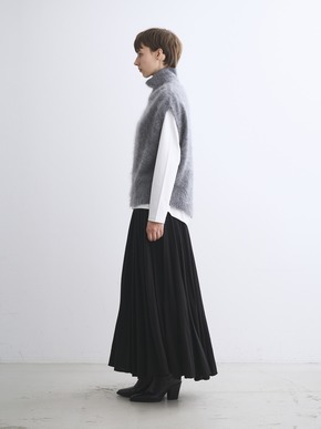 Fur cashmere vest 詳細画像